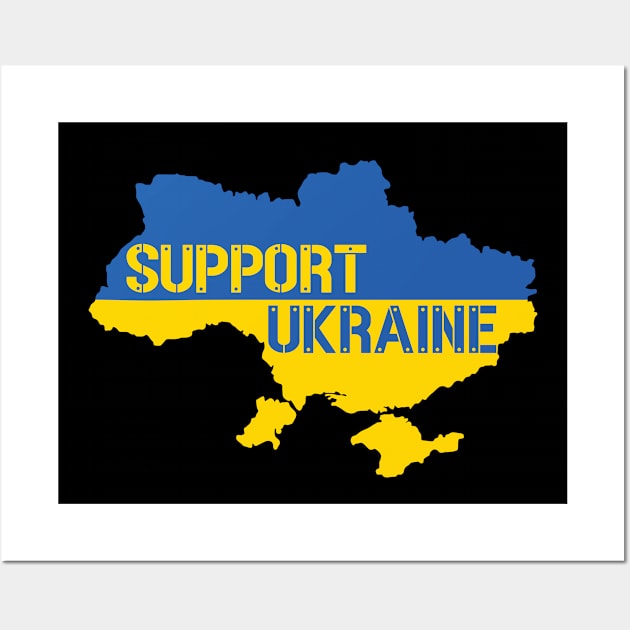 SUPPORT UKRAINE - PROTEST Wall Art by ProgressiveMOB